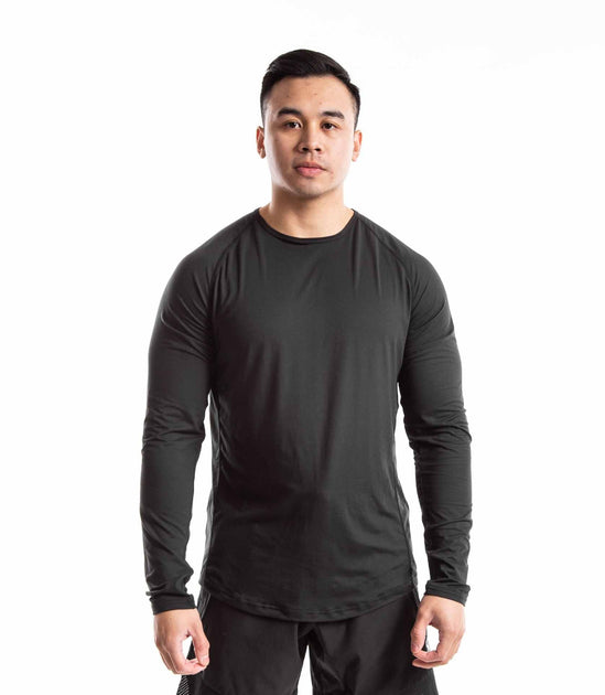 Virus Bioceramic Men Compression T-shirt Top Black L size Fitness