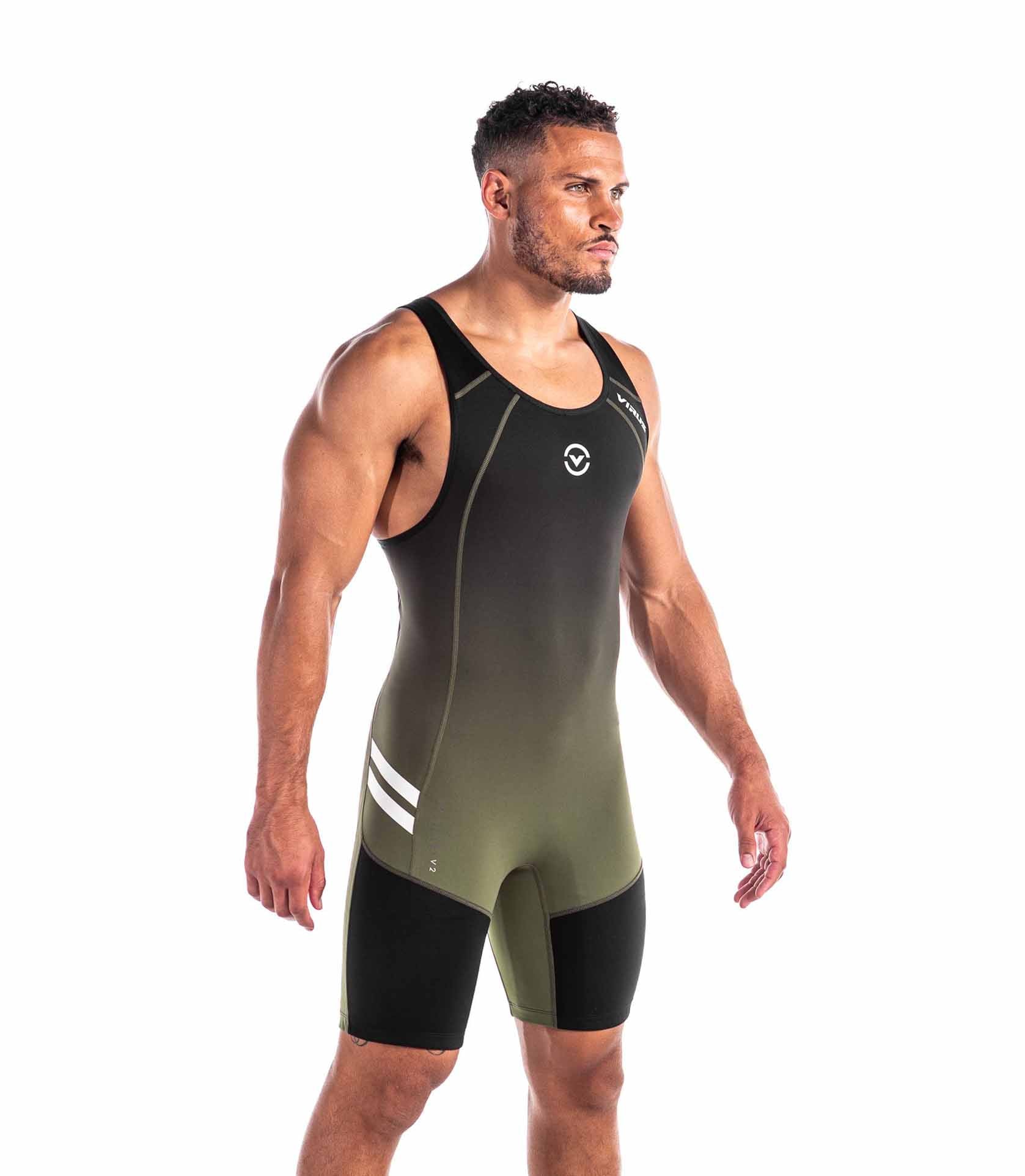 Virus Purple Ombré Powerlifting Singlet Size Medium on sale