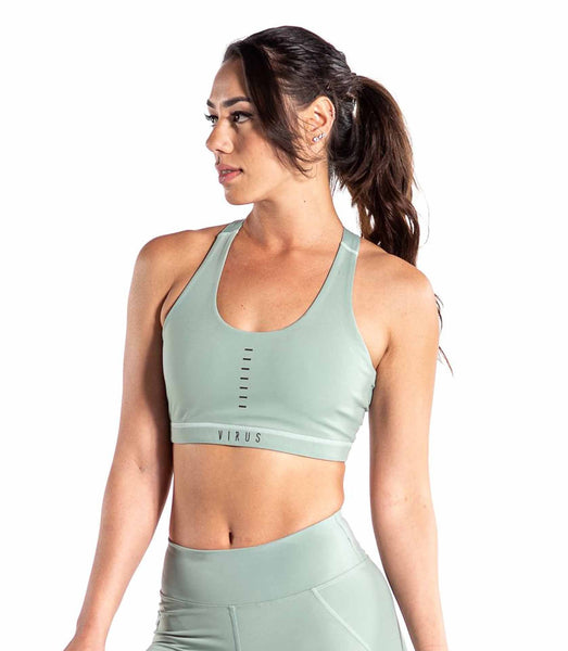 VIRUS Women’s Sports Bra in Bay Blue Size Medium - NEW